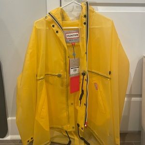 Hunter women’s waterproof vinyl smock jacket SIZE M